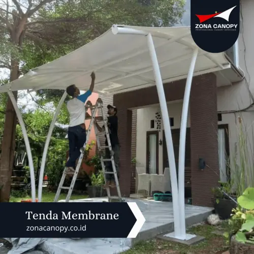Canoppy Membrane Teras Rumah jakarta utara